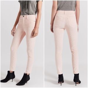 Current/Elliott‎ High-Rise Skinny Ankle Jeans Pink